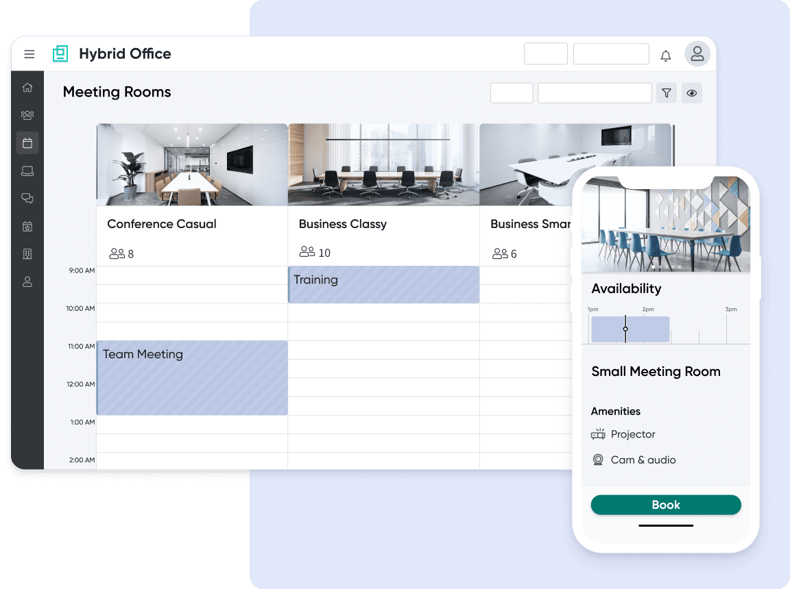 screenshot of OfficeRnD Workplace